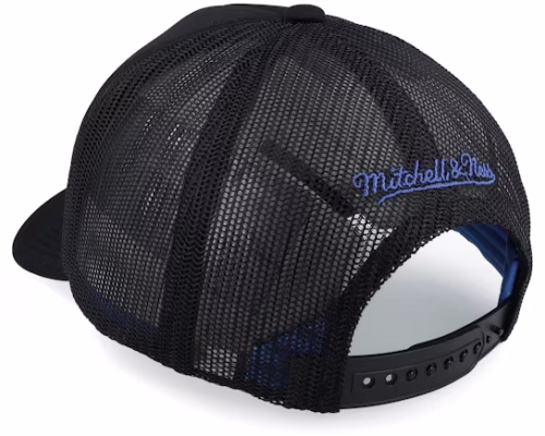 Golden State Warriors 2k Flash Hwc Black A-frame Trucker - Mitchell & Ness