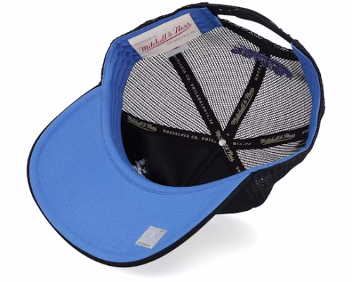 Golden State Warriors 2k Flash Hwc Black A-frame Trucker - Mitchell & Ness
