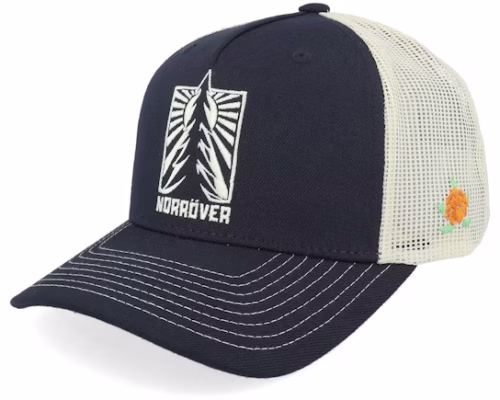 Granen Cap Black A-Frame Trucker - SQRTN