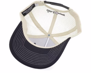 Granen Cap Black A-Frame Trucker - SQRTN