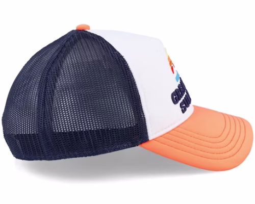 Great Lakes Riptide Valin WhiteNavyLight Orange Trucker