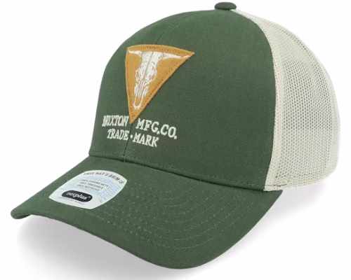 Gunston Hat Pine NeedleOff White Trucker - Brixton
