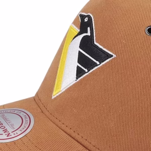 Exclusive x Pittsburgh Penguins Trek 4.0 Tan A-frame Adjustable - Mitchell & Ness