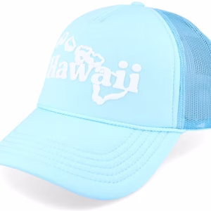 Hawaii Foamy Valin Sky Blue Trucker