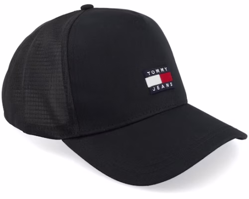 Heritage Cap Black A-Frame Trucker