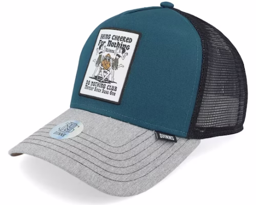 Hft Cap Being Cheered Petrol/Heather Grey A-Frame Trucker