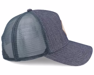 Hft Cap Denim Wishy Indigo A-Frame trucker - Djinns
