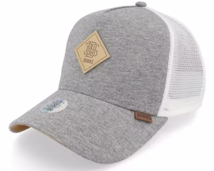 Hft Cap Jersey Patch Grey HeatherWhite Trucker - Djinns