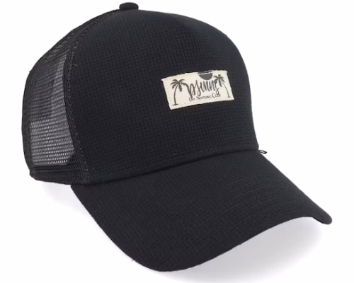 Hft Cap Waffle Dnc Black A-Frame Trucker - Djinns
