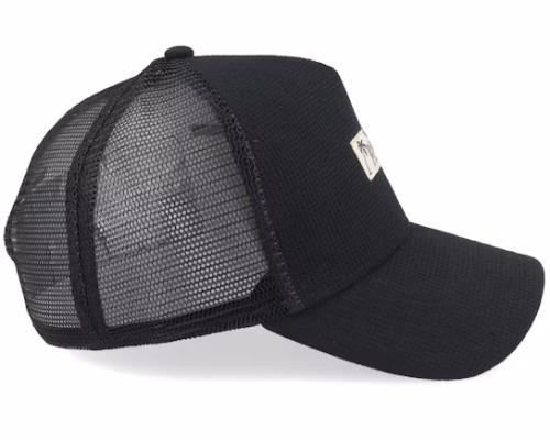 Hft Cap Waffle Dnc Black A-Frame Trucker - Djinns
