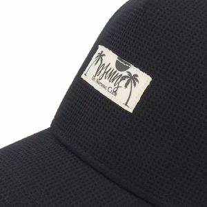 Hft Cap Waffle Dnc Black A-Frame Trucker - Djinns