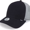 Hft Cap Wafflejersey Black/Grey Trucker - Djinns