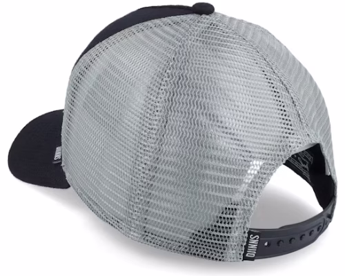 Hft Cap Wafflejersey Black/Grey Trucker - Djinns