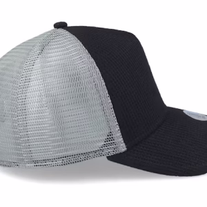 Hft Cap Wafflejersey Black/Grey Trucker - Djinns