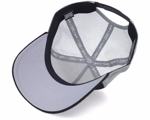 Hft Cap Wafflejersey Black/Grey Trucker - Djinns