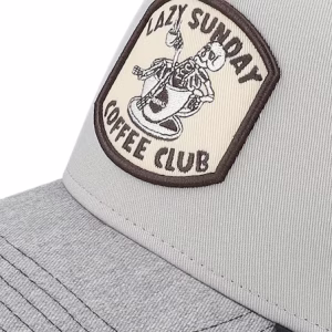 Hft Coffee Club GreyHeather A-Frame Grey Trucker - Djinns