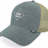 Hft Cottoncheck Light Olive Trucker - Djinns