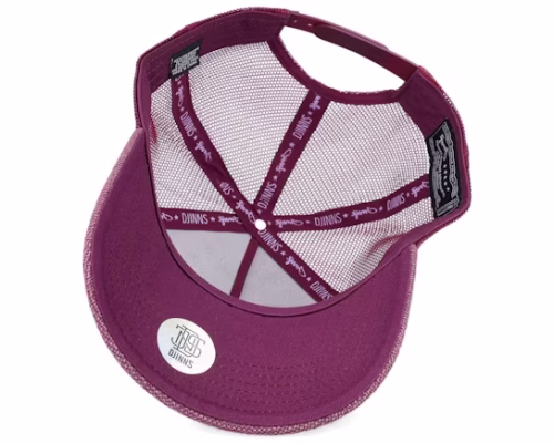 Hft Dnc Wafflemelange Wine A-Frame Trucker - Djinns