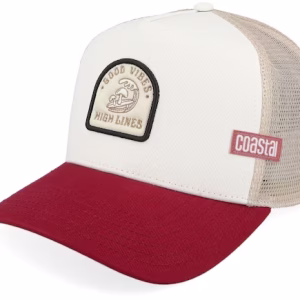 Hft High Lines Off WhiteWineKhaki A-Frame Trucker - Coastal