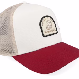 Hft High Lines Off WhiteWineKhaki A-Frame Trucker - Coastal