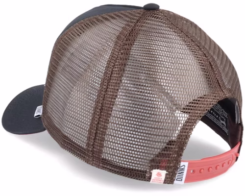 Hft Lazy Tiger Patch-BlackBrown Trucker
