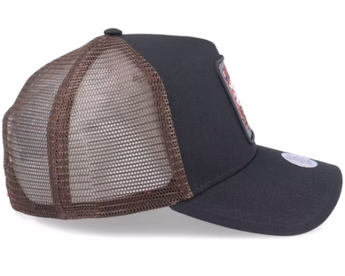 Hft Lazy Tiger Patch-BlackBrown Trucker