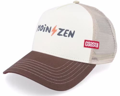 Hft Moinzen WhiteBrownKhaki A-Frame Trucker