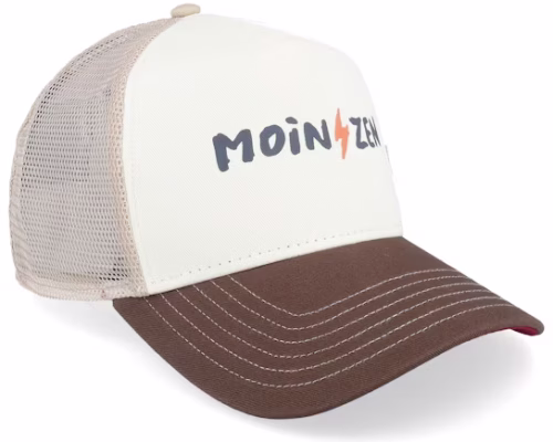 Hft Moinzen WhiteBrownKhaki A-Frame Trucker
