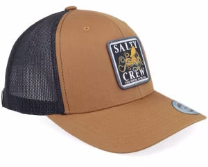 Ink Slinger Retro CaramelBlack Trucker - Salty Crew