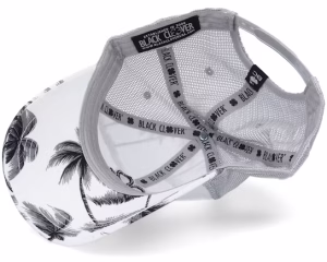 Island Luck 9 WhiteBlack Trucker - Black Clover