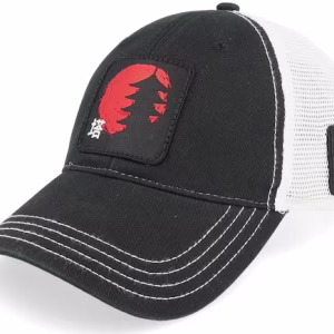 Japanese Pagoda 111 Split BlackWhite Trucker - Yapan