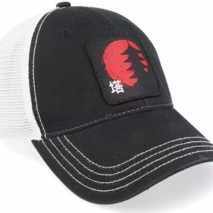 Japanese Pagoda 111 Split BlackWhite Trucker - Yapan