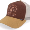 Lazy Barista BeigeBrownCreme A-Frame Trucker - Djinns