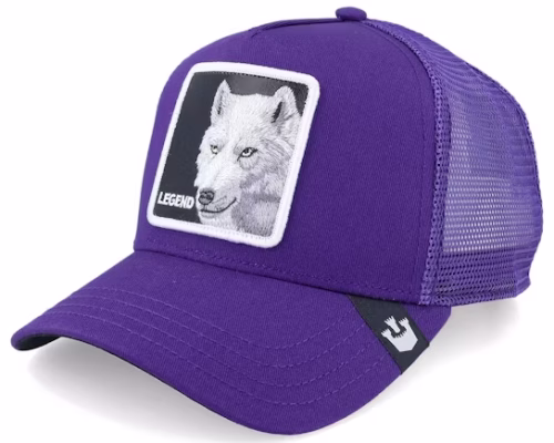 Legendary Wolf Core Sport Purple A-Frame Trucker - Goorin Bros