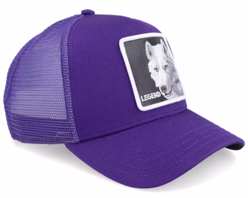 Legendary Wolf Core Sport Purple A-Frame Trucker - Goorin Bros