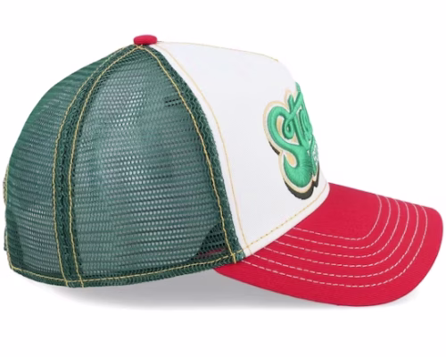 Lettering RedOff White Trucker - Stetson