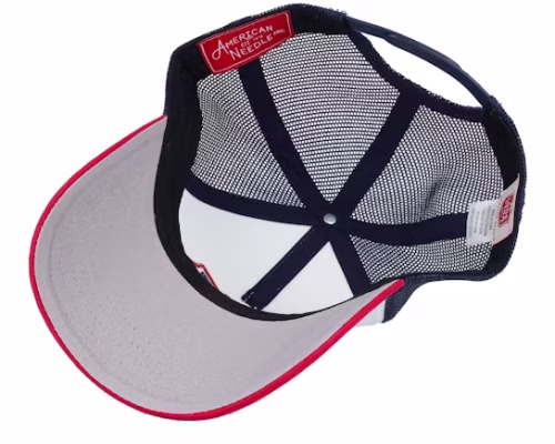 Lone Star State Valin NavyWhiteRed A-Frame Trucker - American Needle
