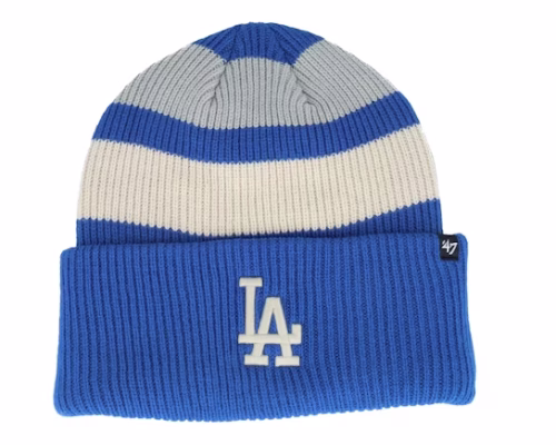 Los Angeles Dodgers Clubhouse Jennings 47 Beanie Montego Cuff - 47 Brand