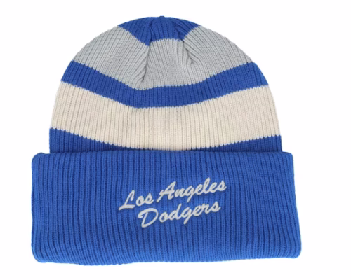 Los Angeles Dodgers Clubhouse Jennings 47 Beanie Montego Cuff - 47 Brand