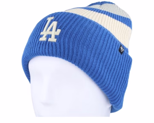 Los Angeles Dodgers Clubhouse Jennings 47 Beanie Montego Cuff - 47 Brand