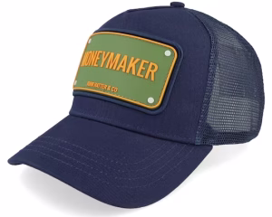 Money Maker Navy Blue A-Frame Trucker - John Hatter & Co