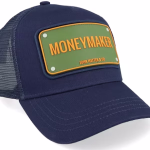 Money Maker Navy Blue A-Frame Trucker - John Hatter & Co