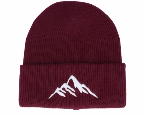 Mountain 3d Burgundy Soft Deep Cuff - Wild Spirit