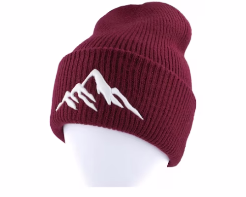 Mountain 3d Burgundy Soft Deep Cuff - Wild Spirit