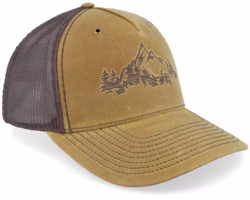 Nature Mountain Scenery Hawthorne Brown Trucker - Wild Spirit