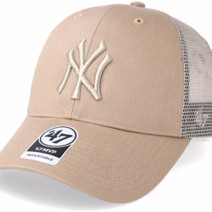 New York Yankees Branson Khaki Trucker - 47 Brand