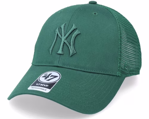 New York Yankees Branson Mvp Dark Green Trucker - 47 Brand