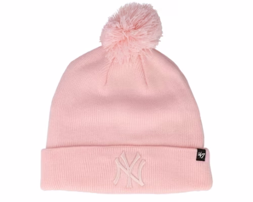 New York Yankees Breakaway 47 Cuff Knit Pink Pom - 47 Brand