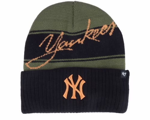 New York Yankees MLB Italic 47 Cuff Knit Sandalwood Cuff - 47 Brand