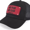 No Pain No Gain Black A-Frame Trucker - John Hatter & Co
